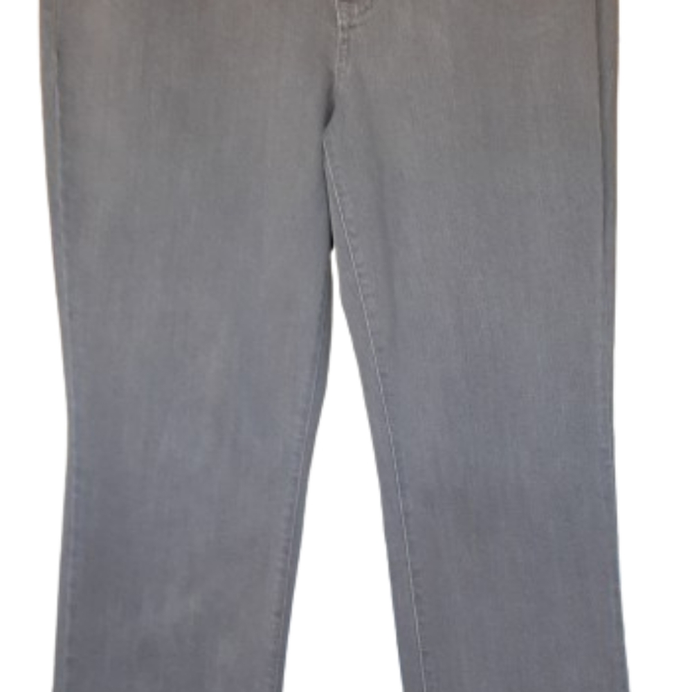 Talbots Flawless - Dark grey high waist straight legs jeans - Size: 12P - Picture 4 of 10